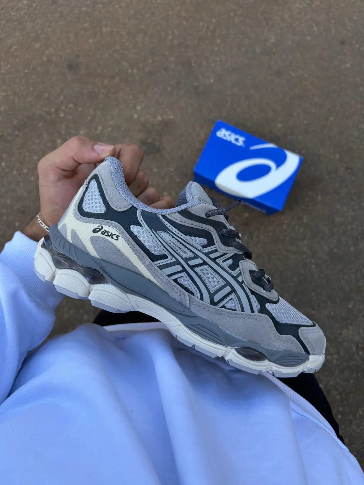Asics Gel Lyte Nyc Cinza Grafite Luxo