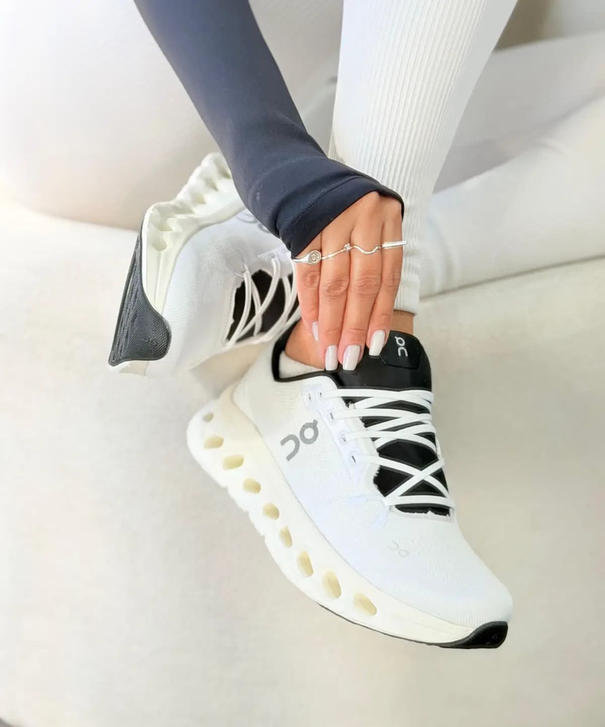 On Cloudtilt Asphalt Branco Preto Premium Nacional