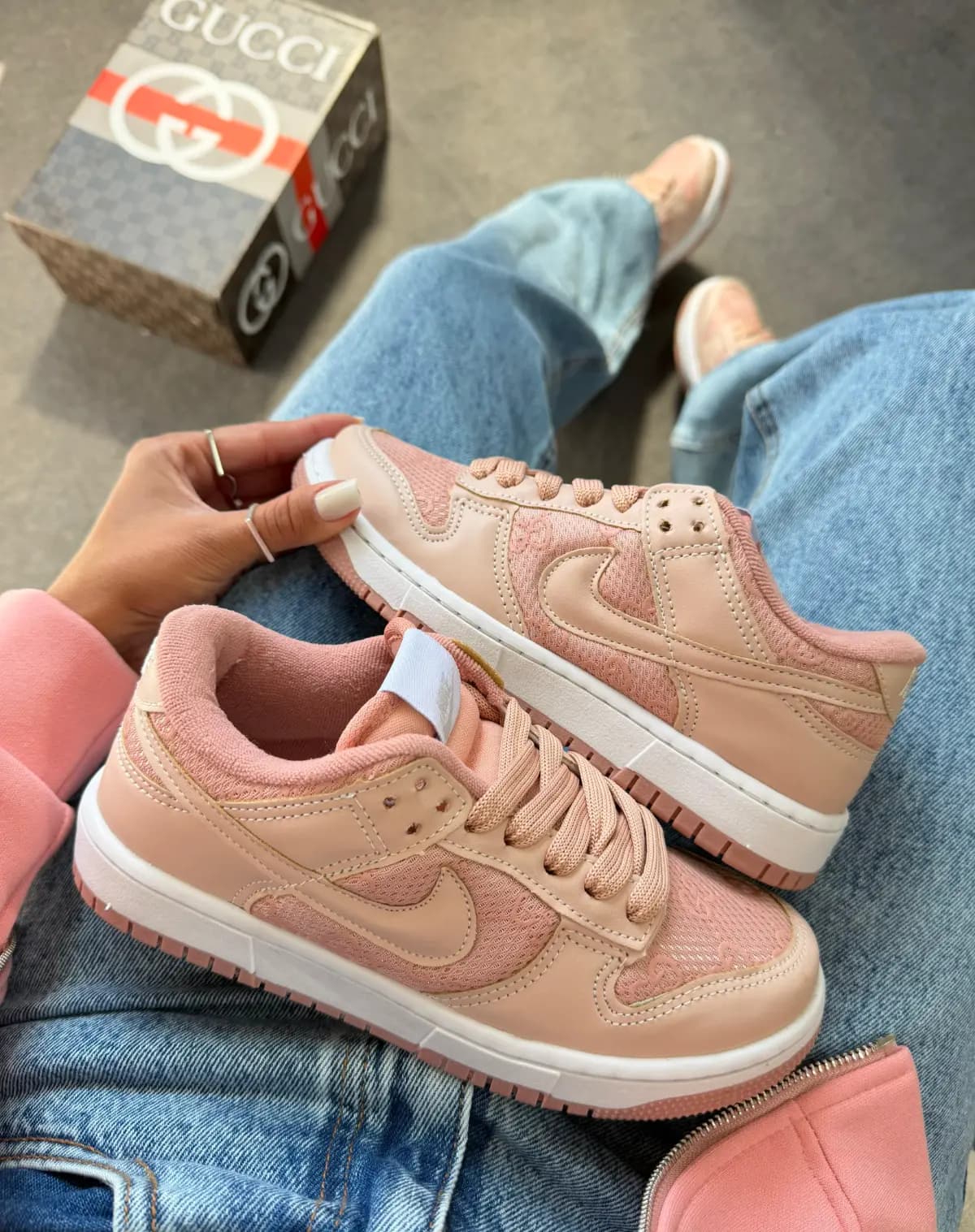 Nike Dunk SB Low Pro X Colabe Gucci Rose Prime