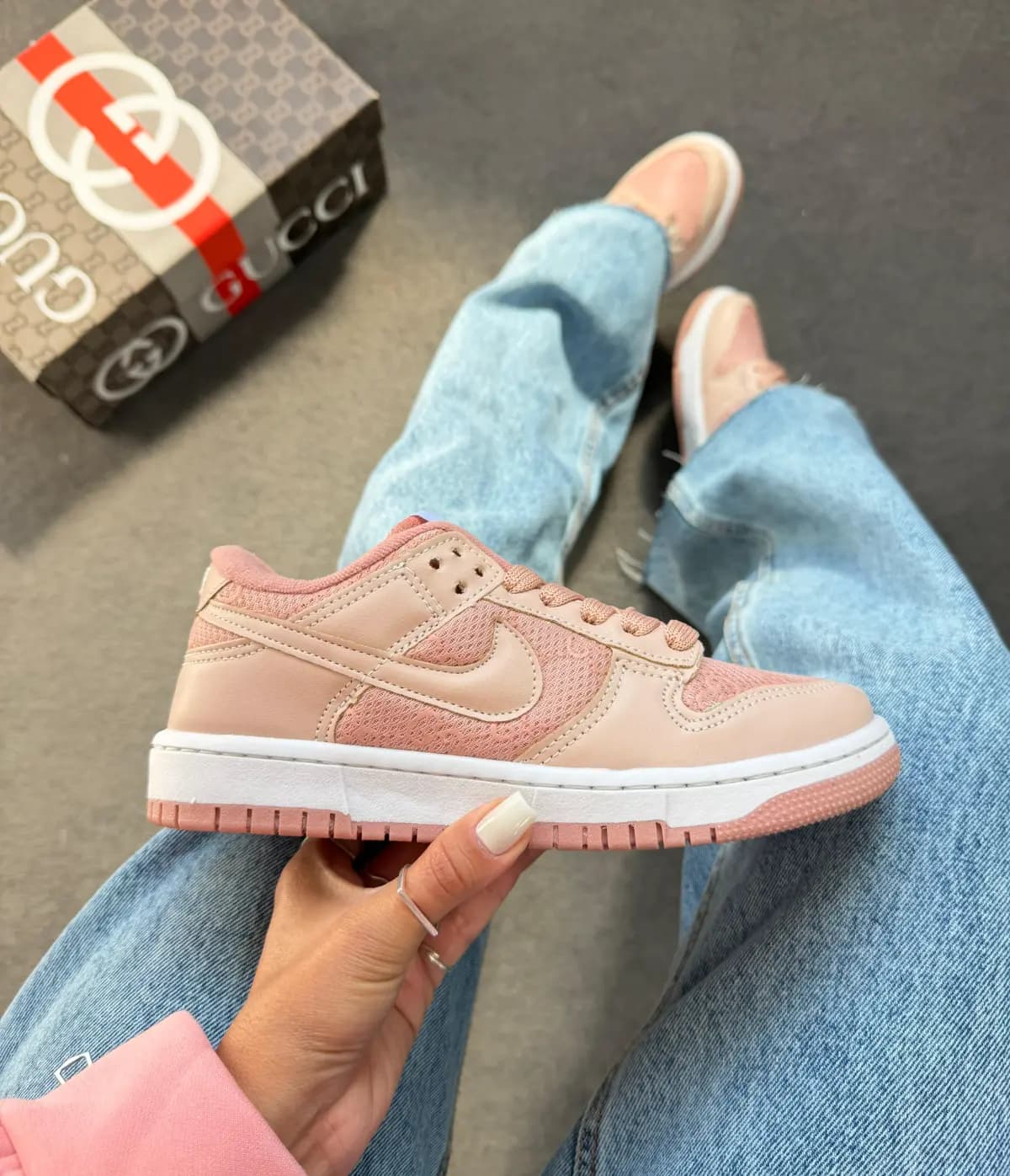 Nike Dunk SB Low Pro X Colabe Gucci Rose Prime