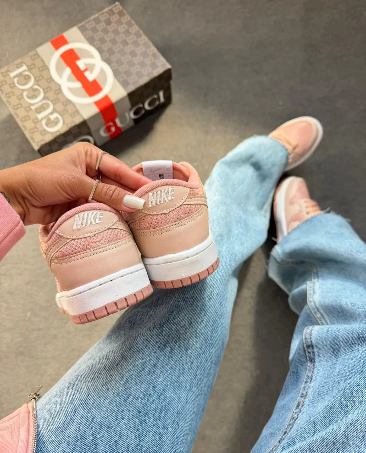 Nike Dunk SB Low Pro X Colabe Gucci Rose Prime