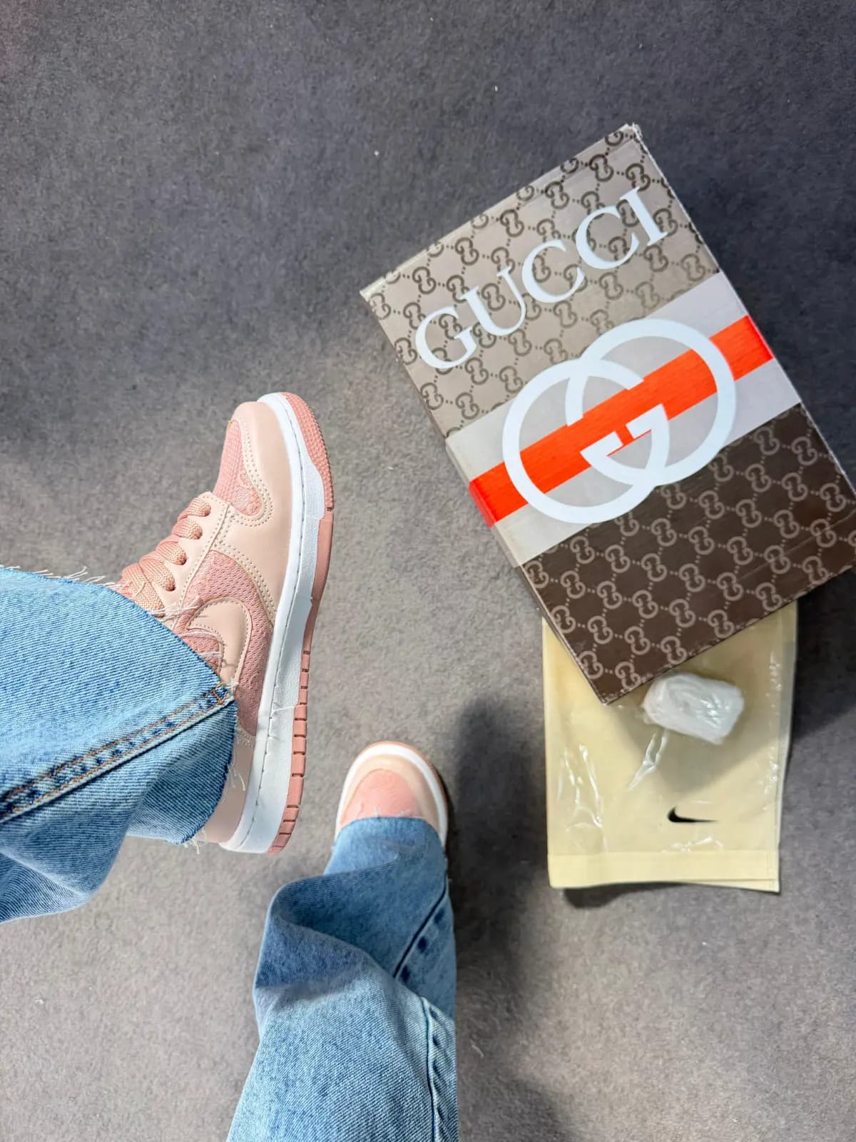 Nike Dunk SB Low Pro X Colabe Gucci Rose Prime
