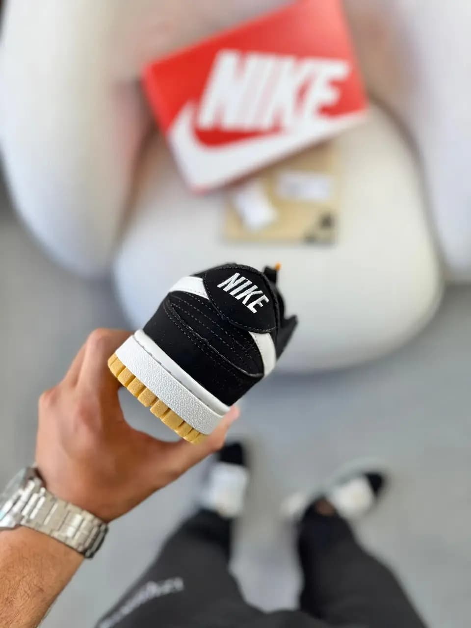 Nike Dunk SB Low Pro Preto Nobuck Prime