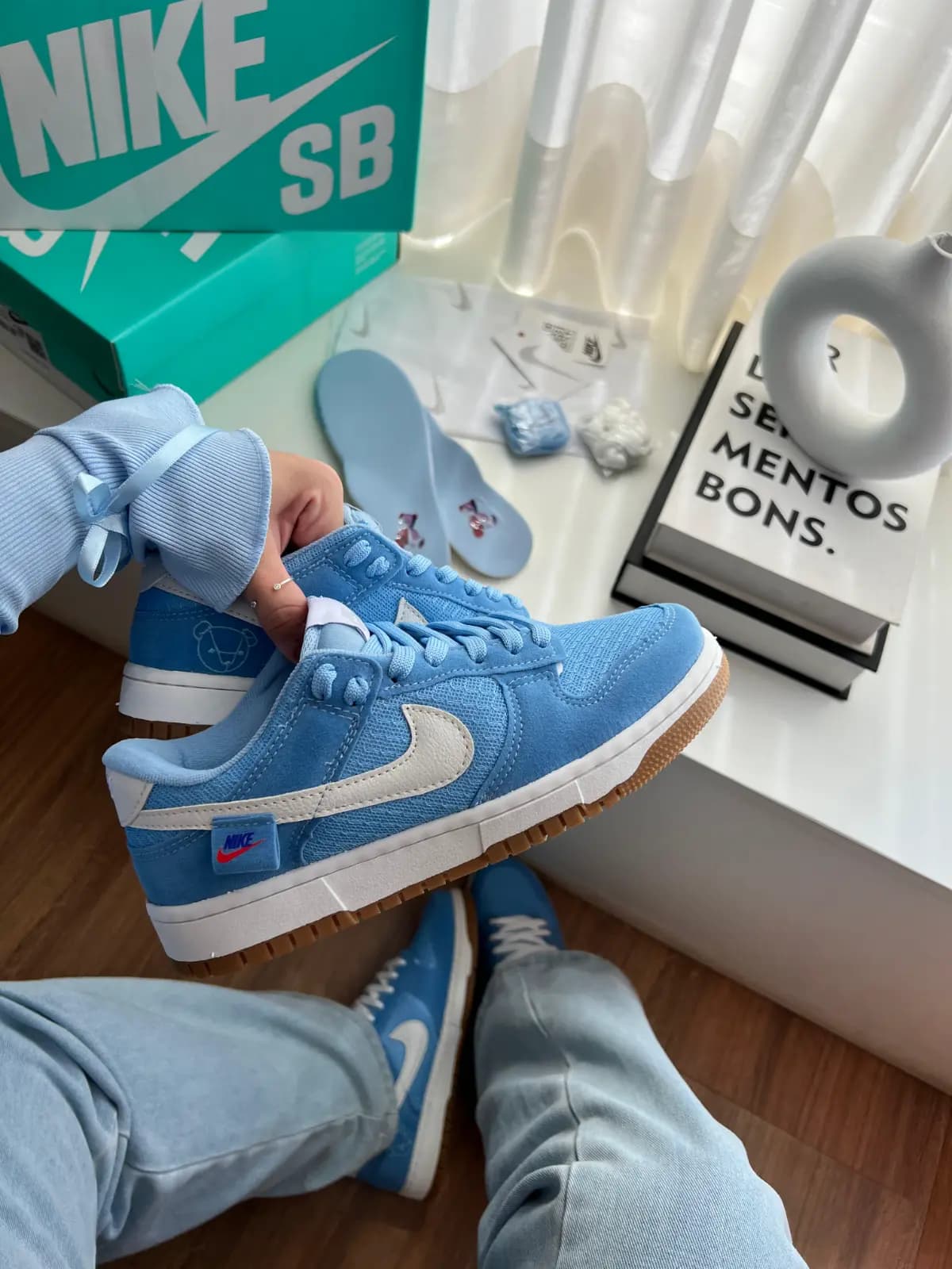 Nike Dunk SB Low Pro Teddy Azul Luxo