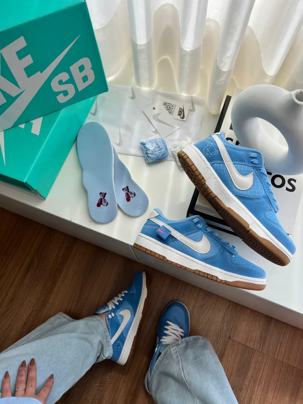 Nike Dunk SB Low Pro Teddy Azul Luxo