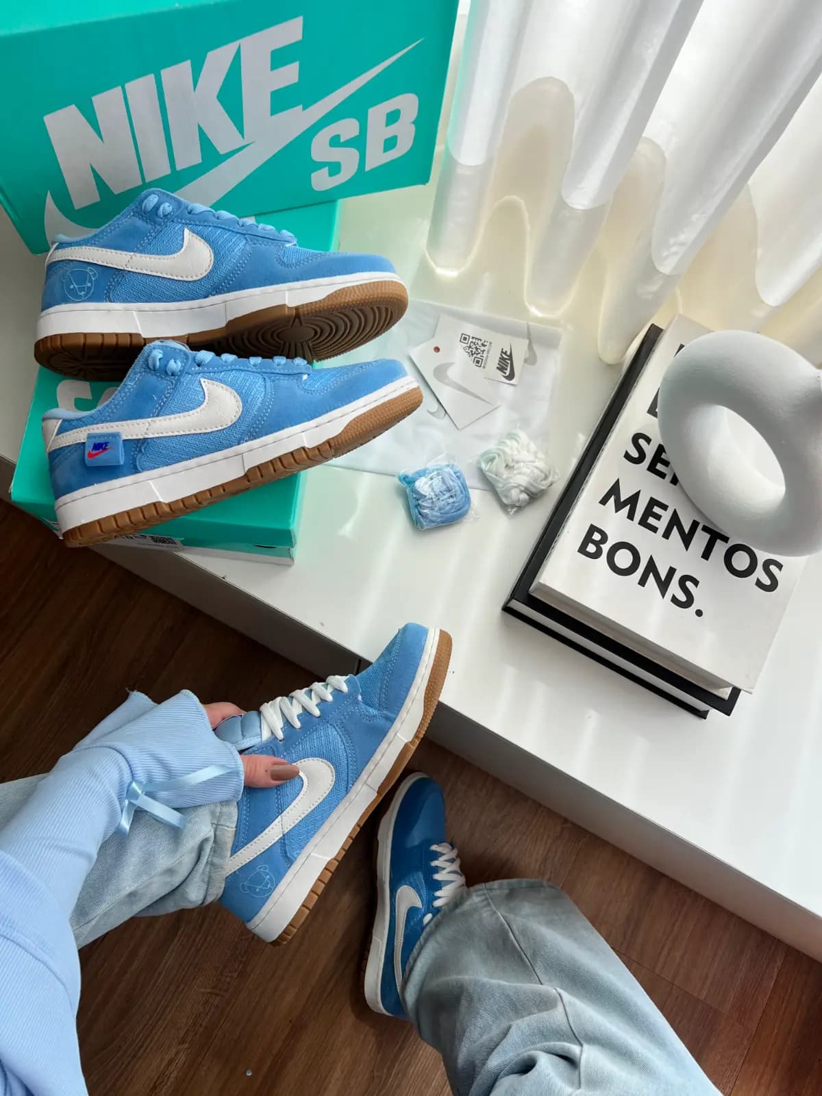 Nike Dunk SB Low Pro Teddy Azul Luxo