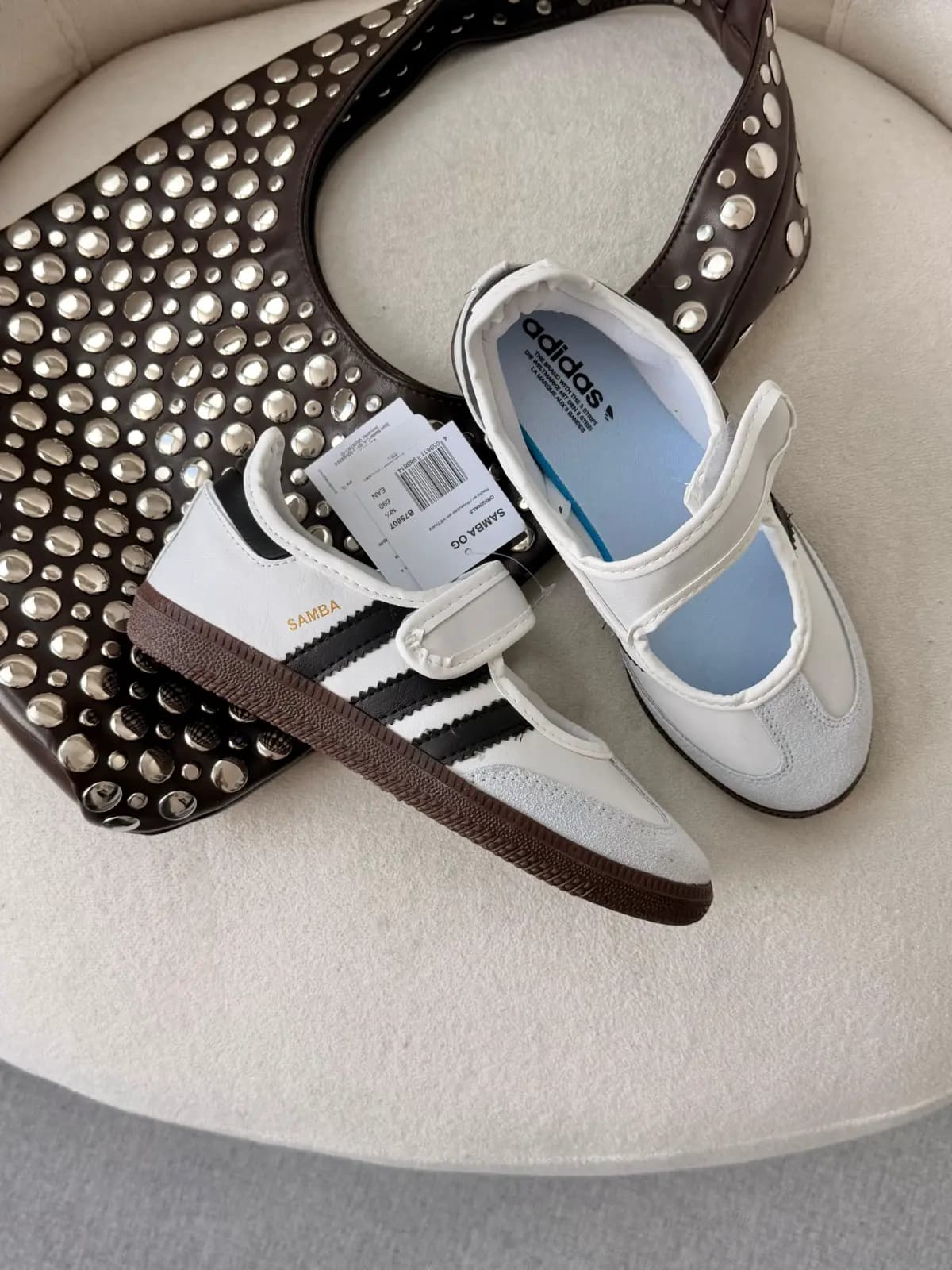 Adidas Samba Jane Flat Preto Branco Luxo