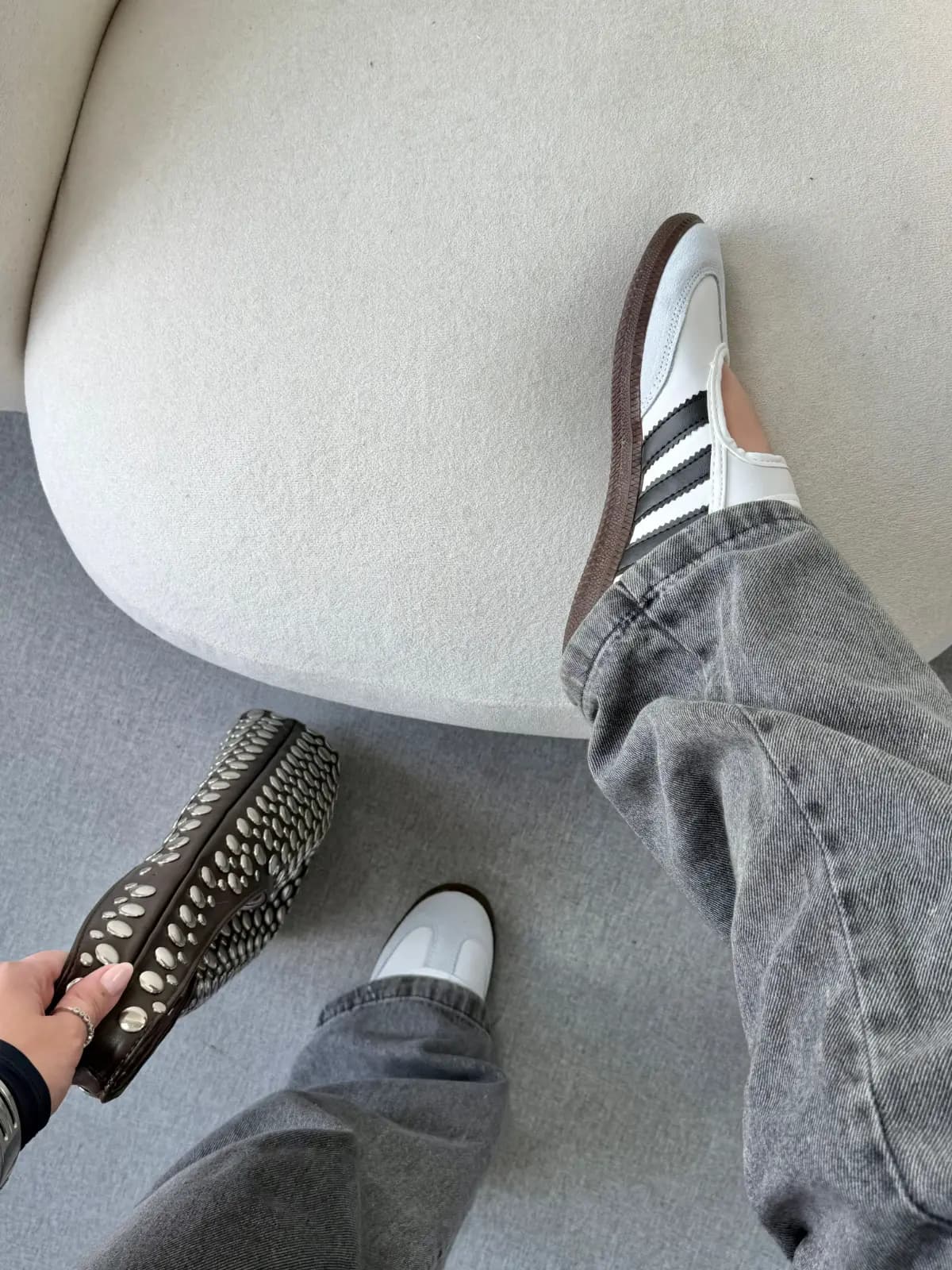 Adidas Samba Jane Flat Preto Branco Luxo