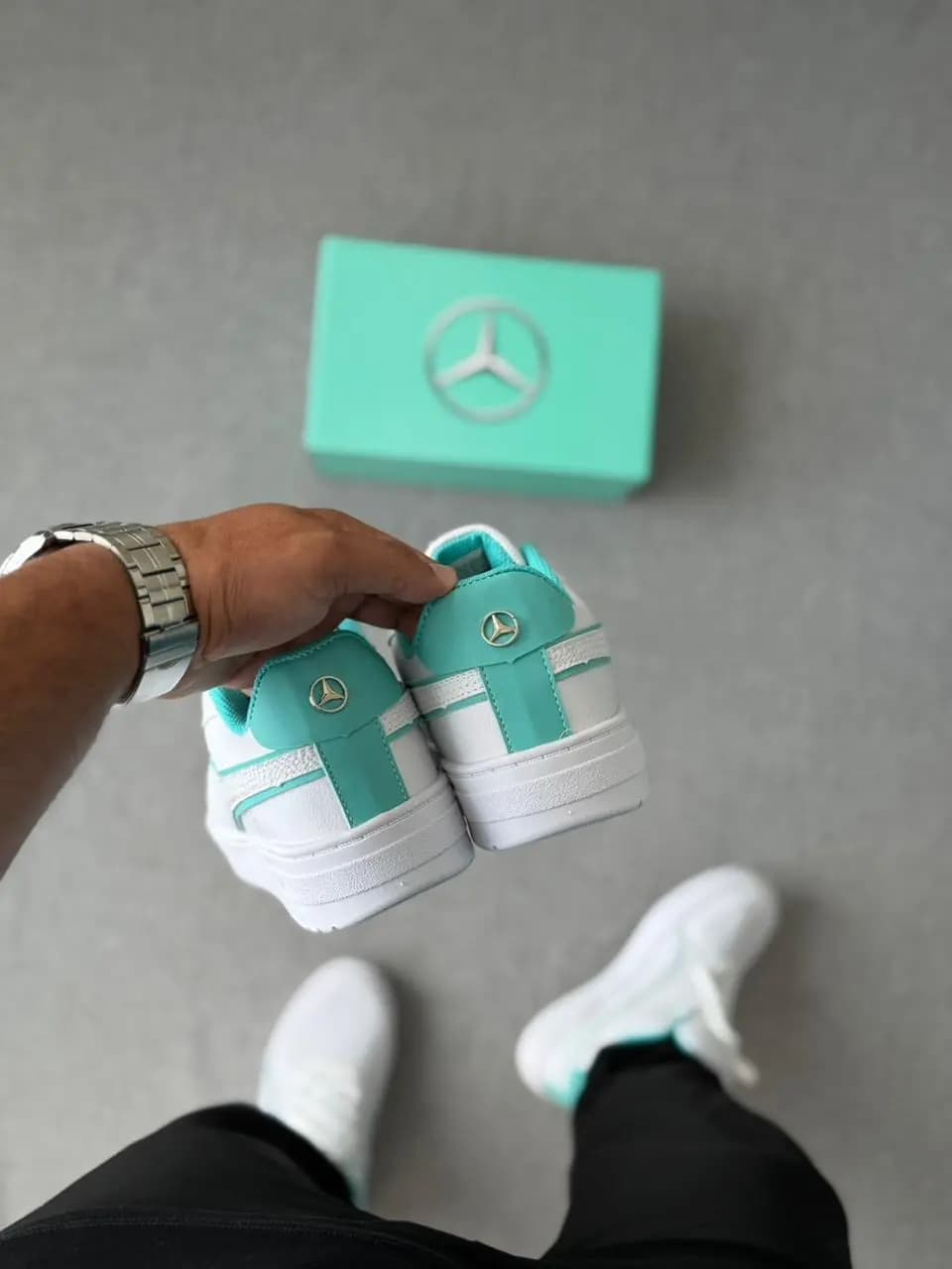 Puma AMG Ca Pro Branco Verde Agua