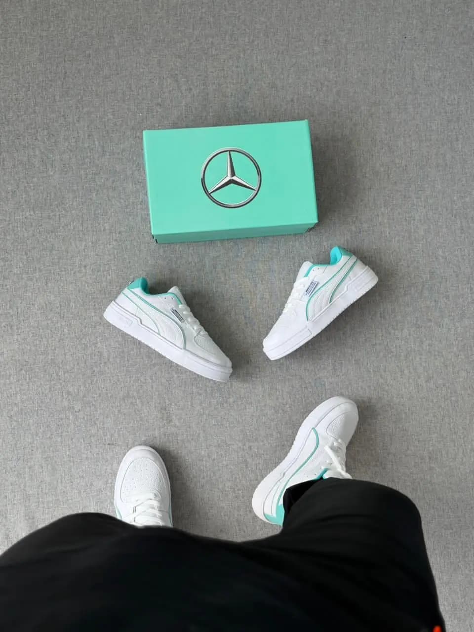 Puma AMG Ca Pro Branco Verde Agua