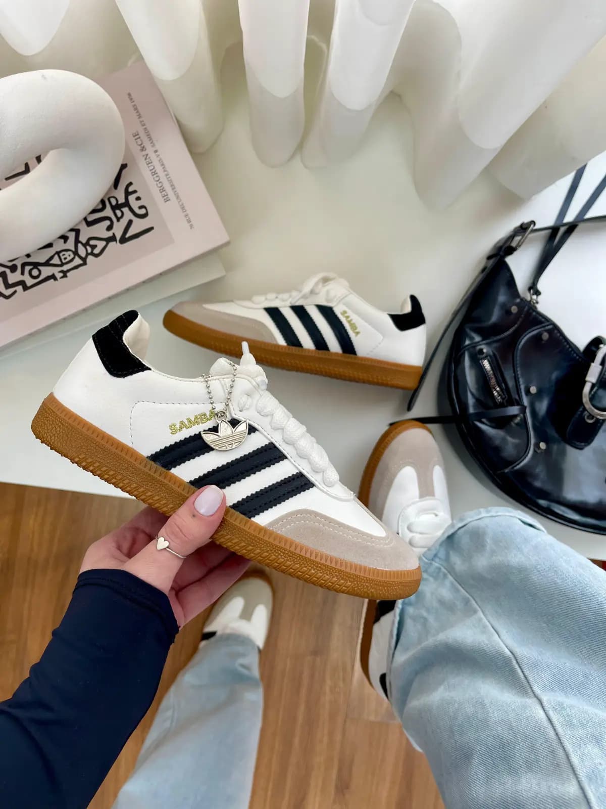 Adidas Samba OG Preto Branco Luxo