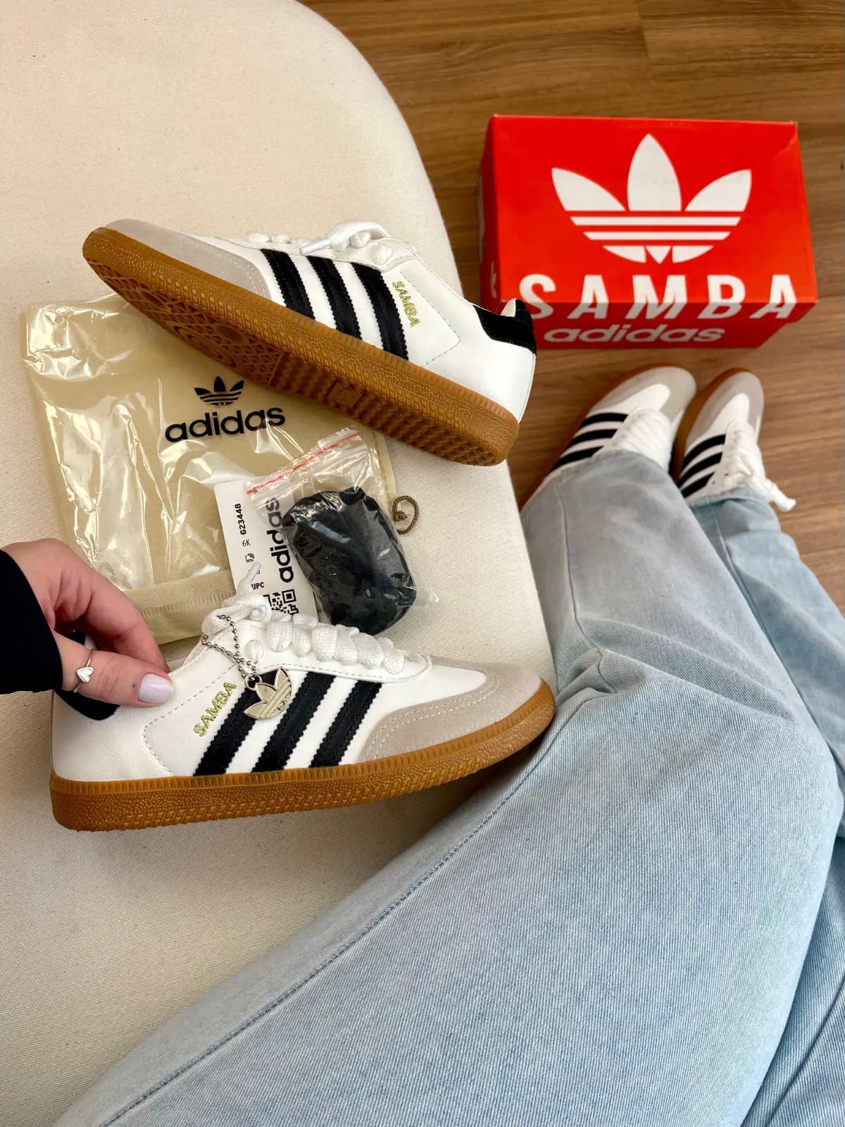 Adidas Samba OG Preto Branco Luxo