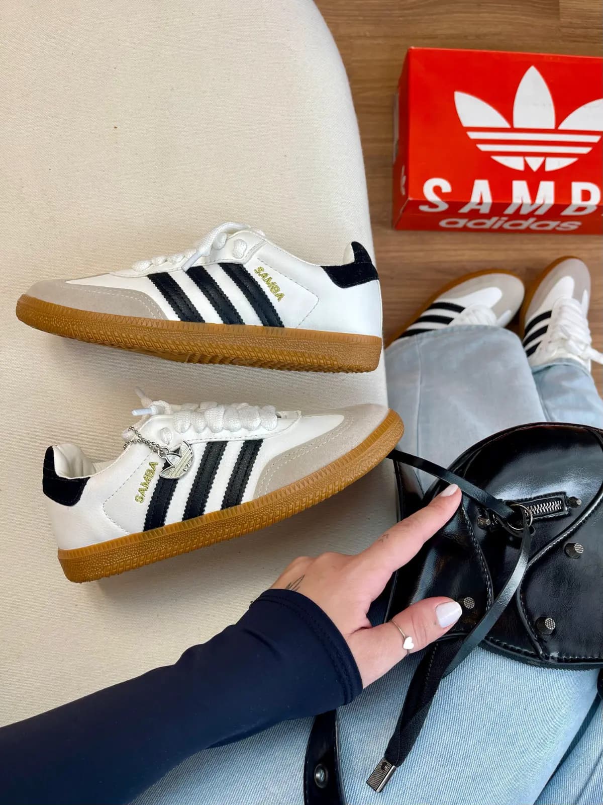 Adidas Samba OG Preto Branco Luxo