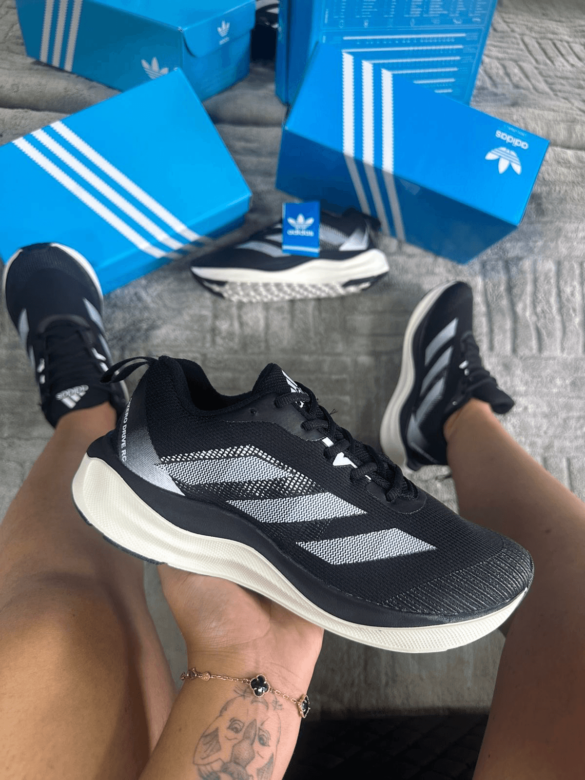 Adidas Adizero Preto Branco Prime