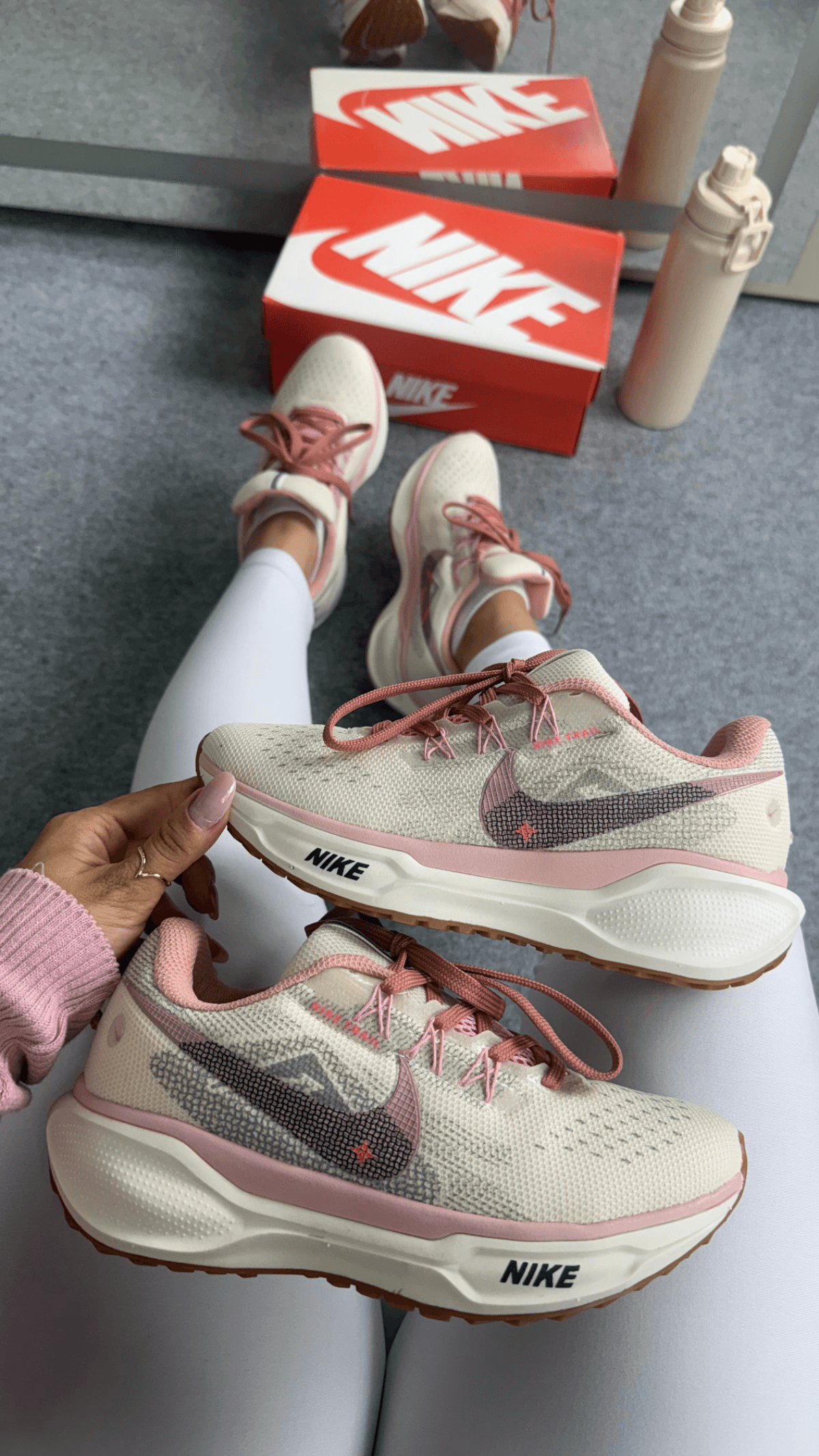 Nike Pegasus Trail 05 Bege Rosa Prime