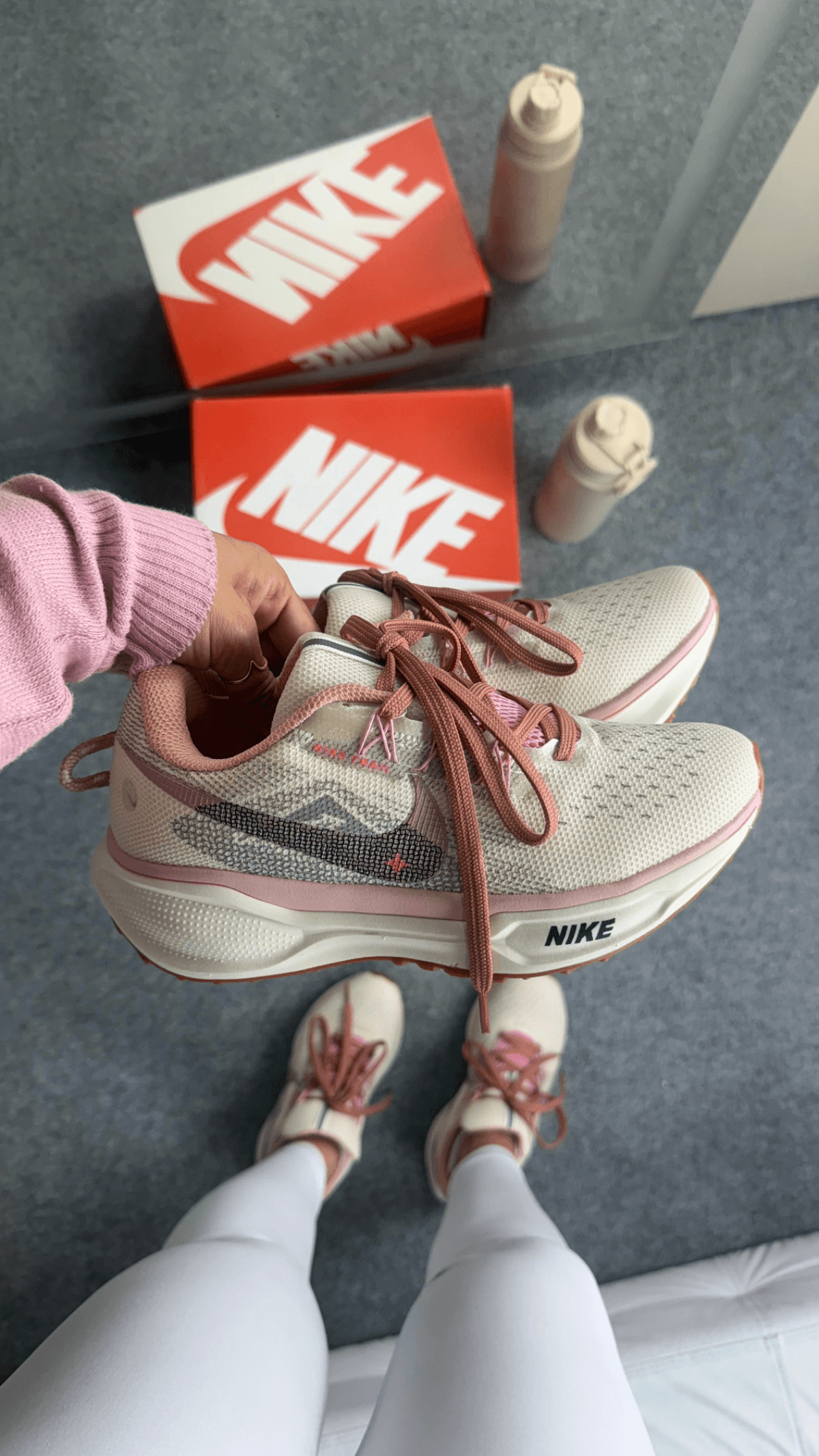 Nike Pegasus Trail 05 Bege Rosa Prime