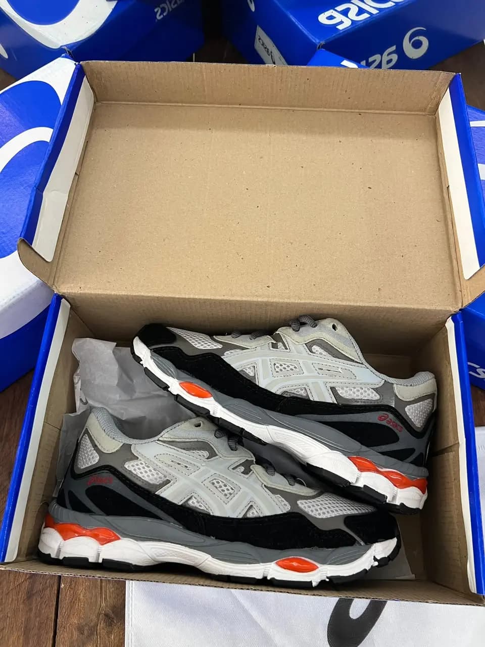 Asics Gel Lyte Nyc Cinza Grafite Vermelho Luxo