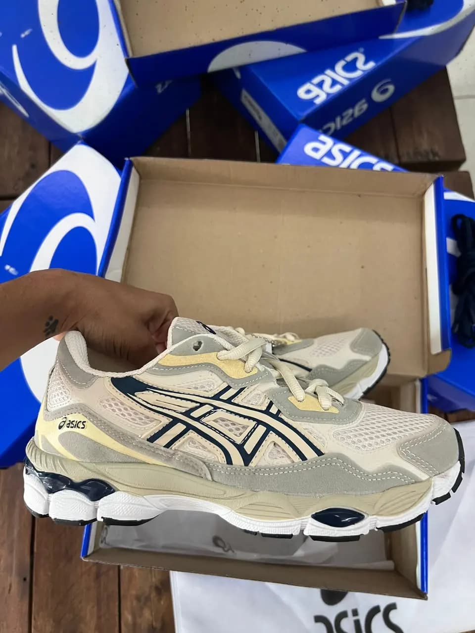 Asics Gel Lyte Nyc Off Bege Luxo