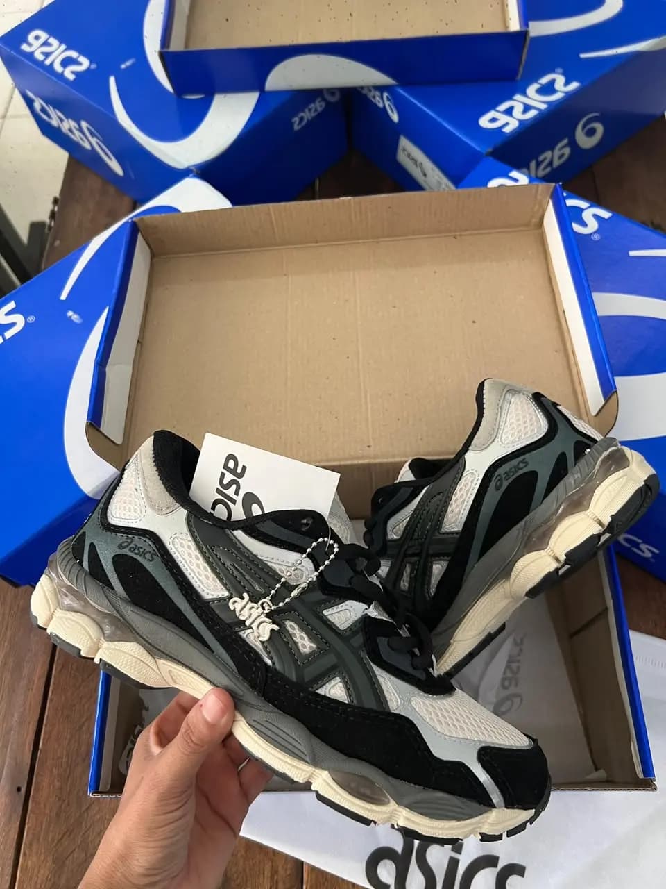 Asics Gel Lyte Nyc Preto Verde Luxo