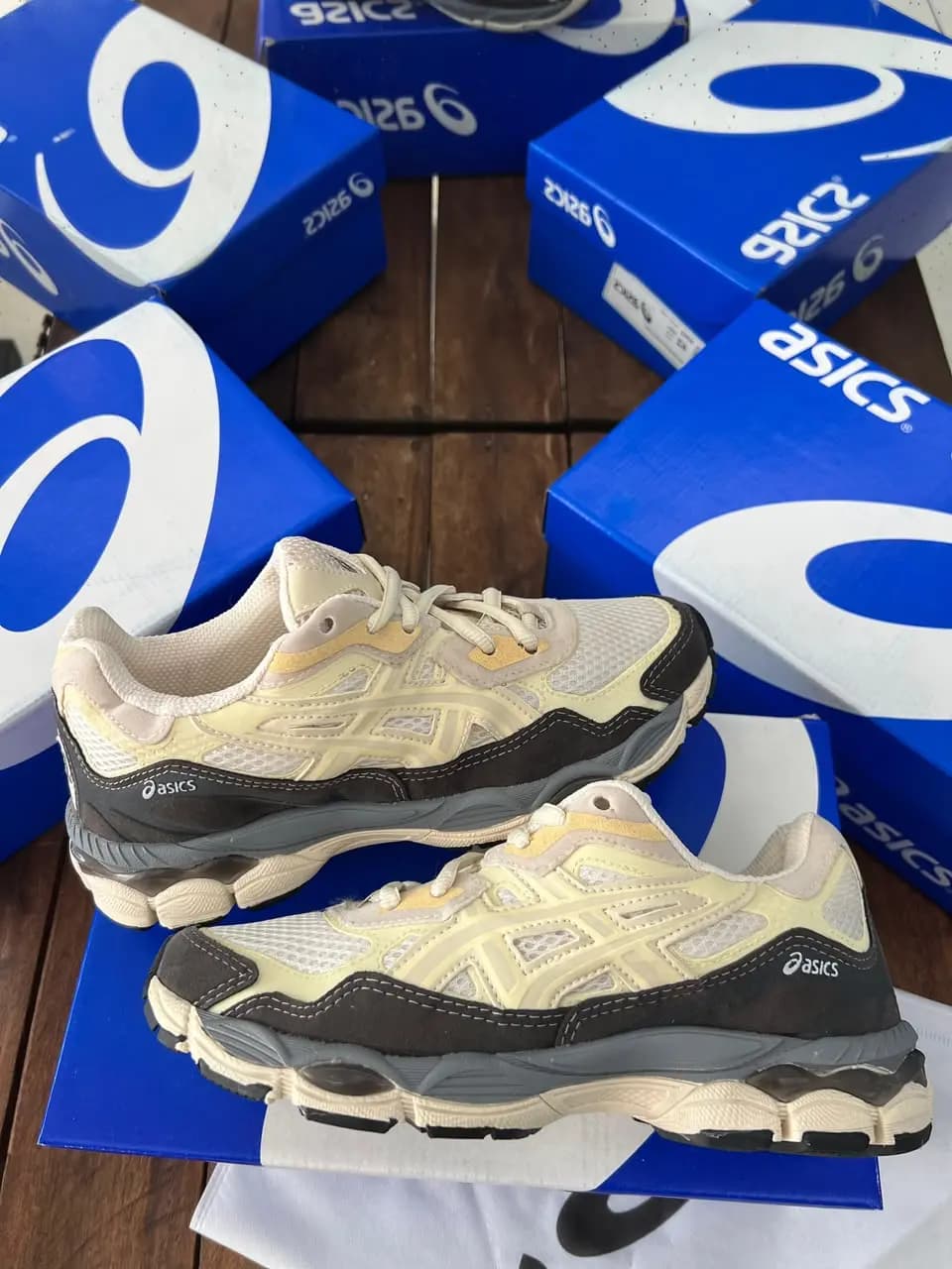 Asics Gel Lyte Nyc Bege Grafite Luxo