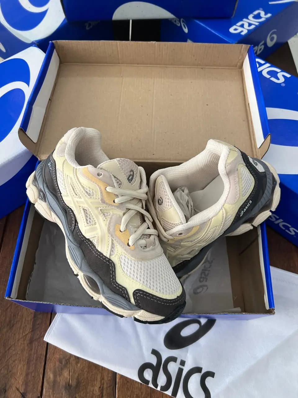 Asics Gel Lyte Nyc Bege Grafite Luxo
