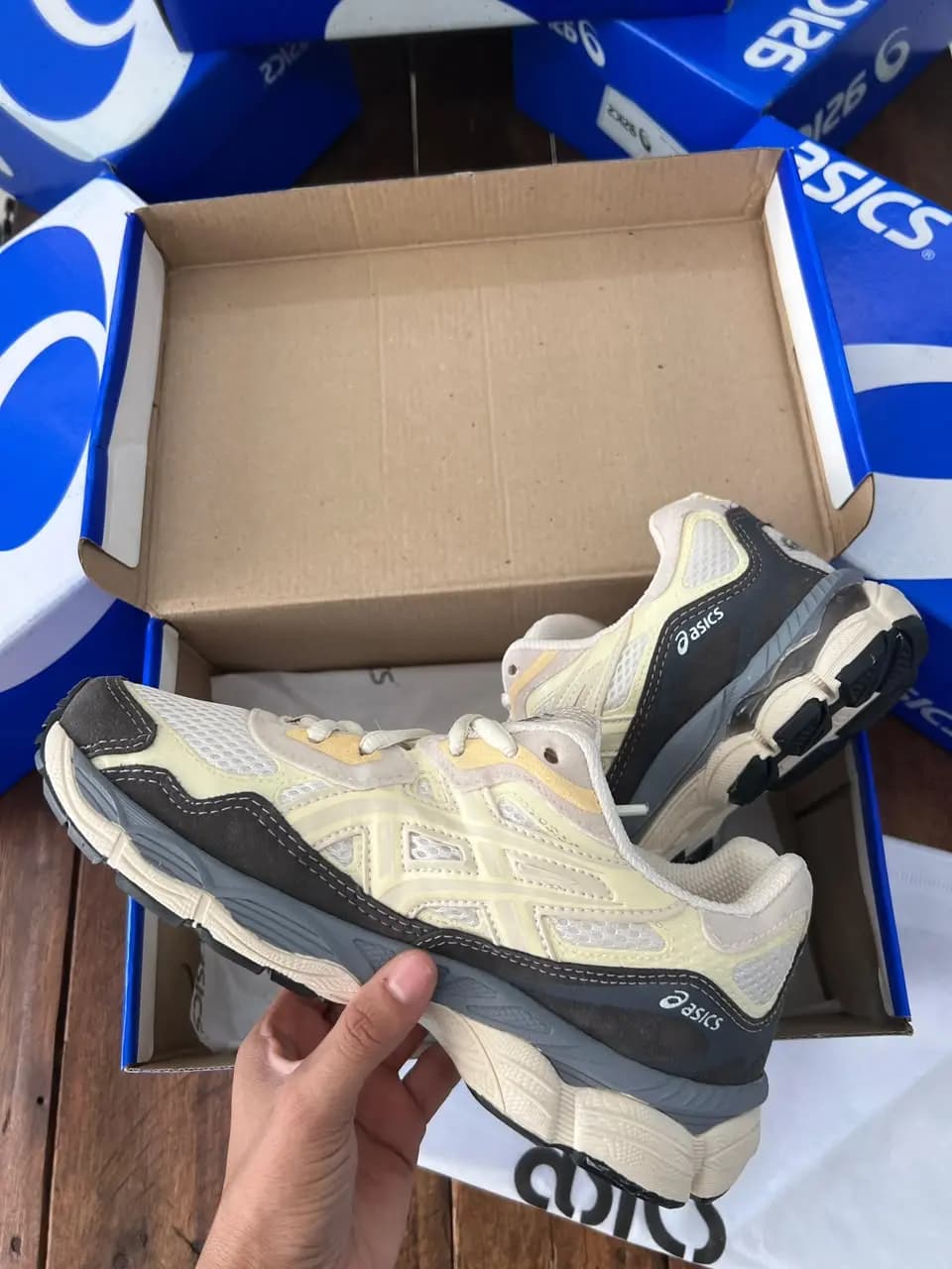 Asics Gel Lyte Nyc Bege Grafite Luxo