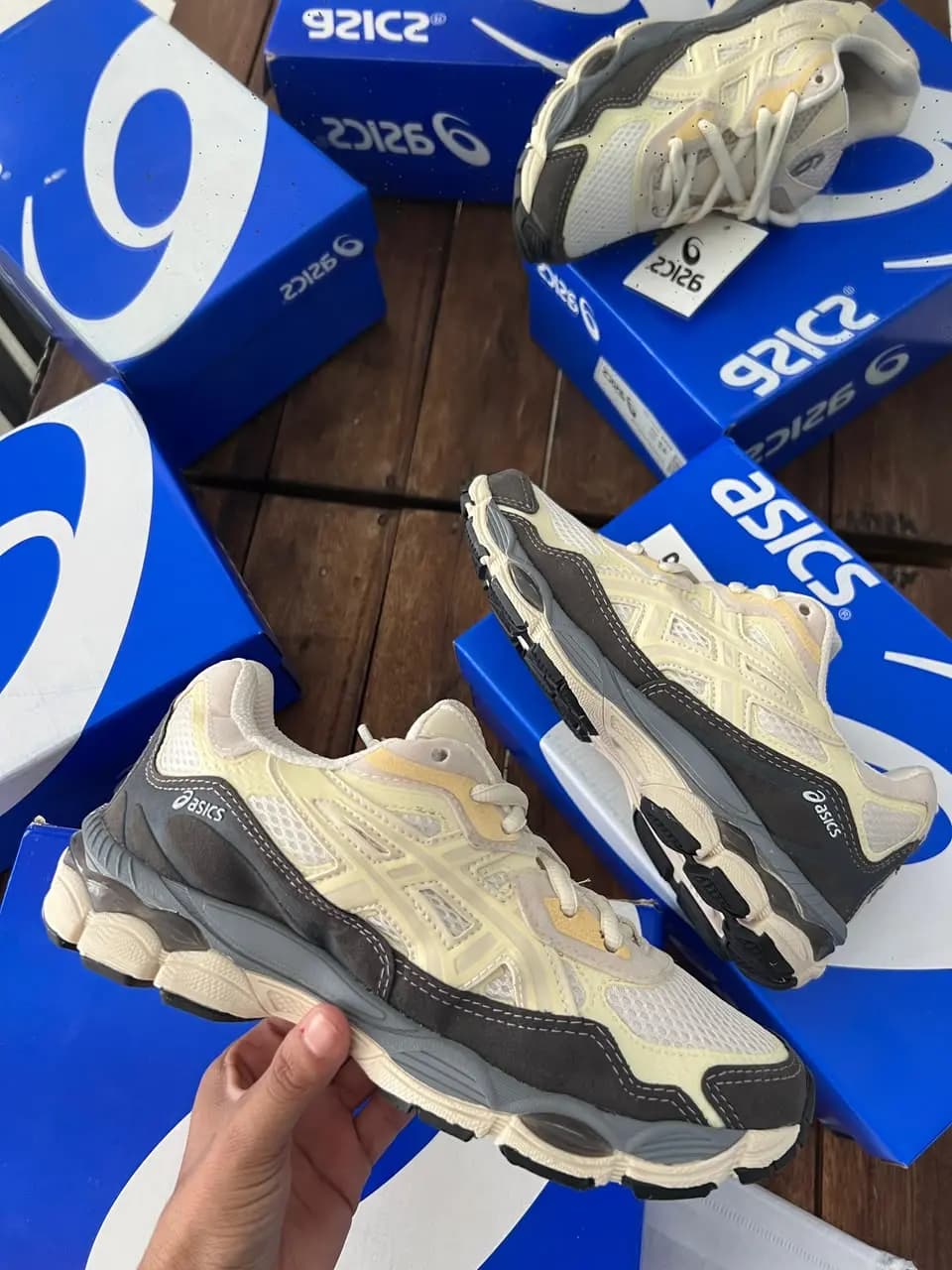 Asics Gel Lyte Nyc Bege Grafite Luxo
