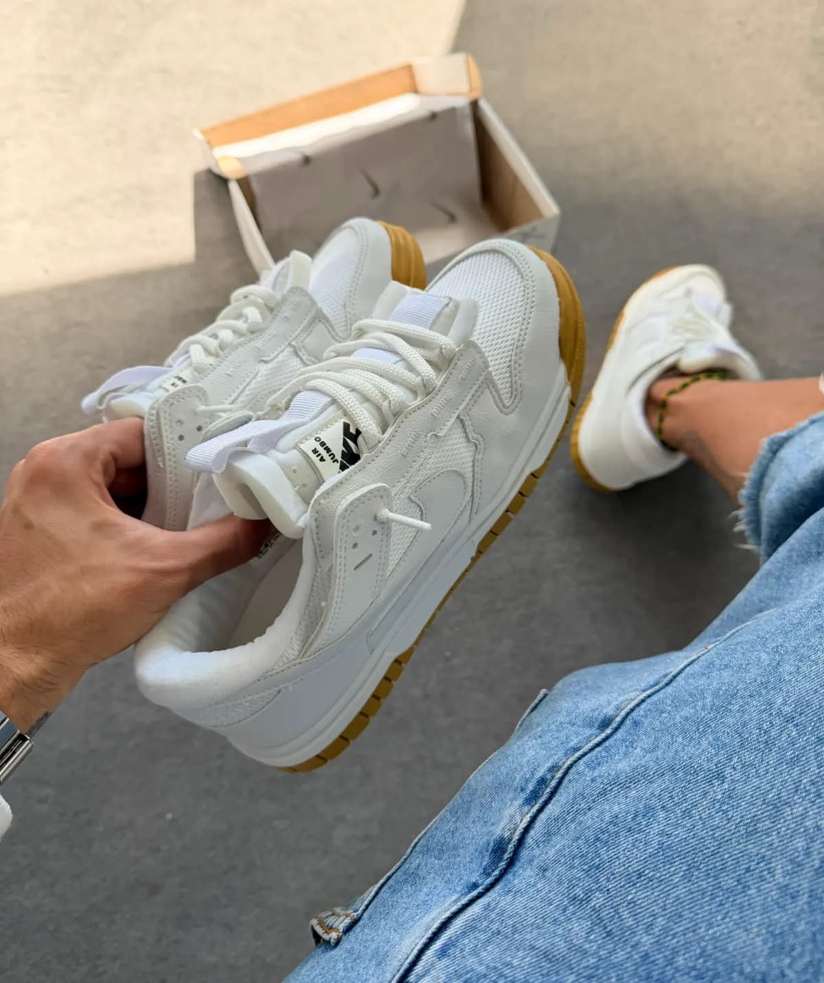 Nike Dunk Low Jumbo Reverse Branco Luxo