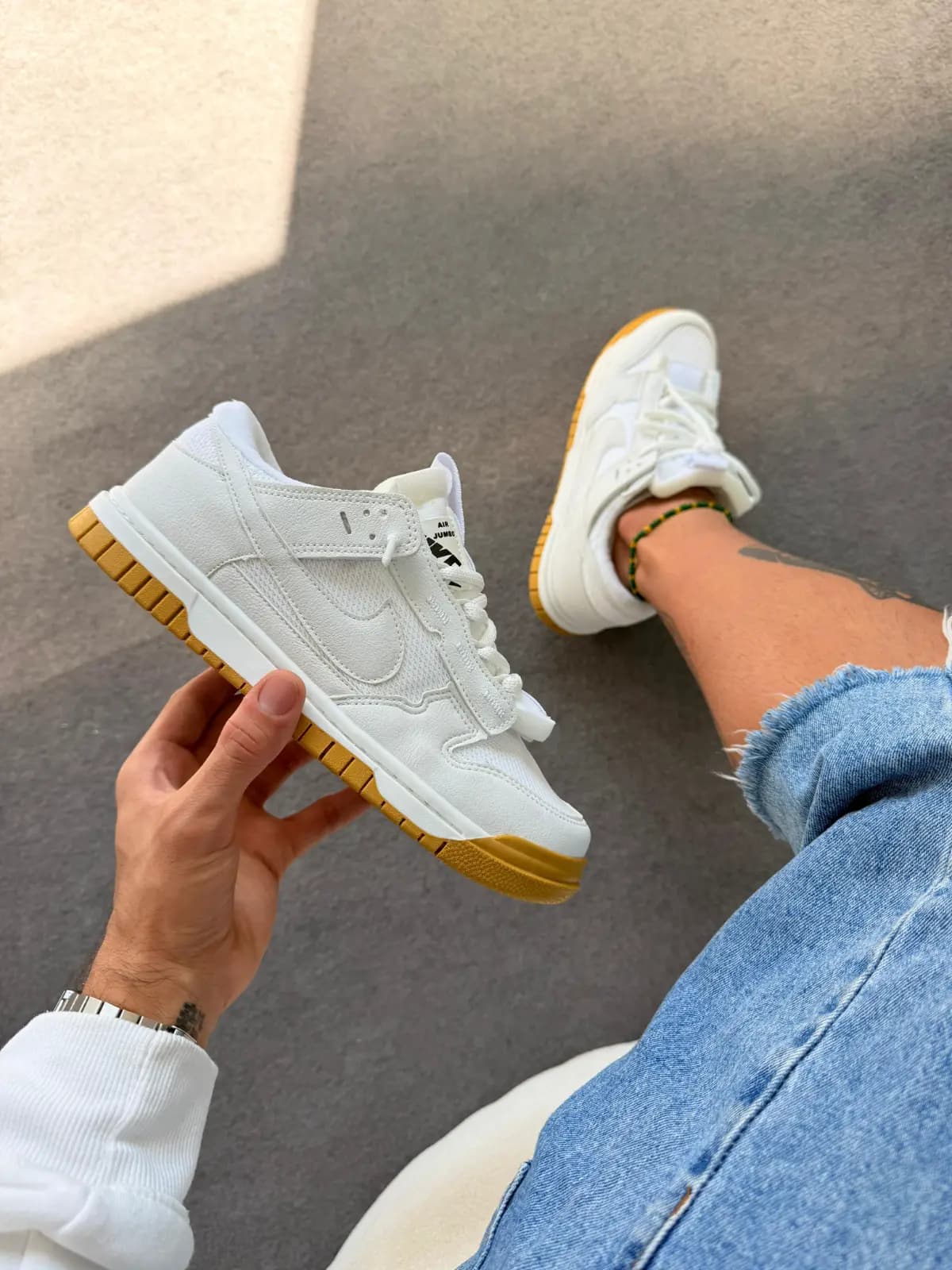 Nike Dunk Low Jumbo Reverse Branco Luxo