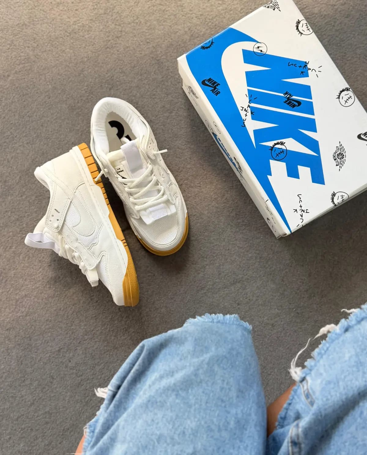 Nike Dunk Low Jumbo Reverse Branco Luxo
