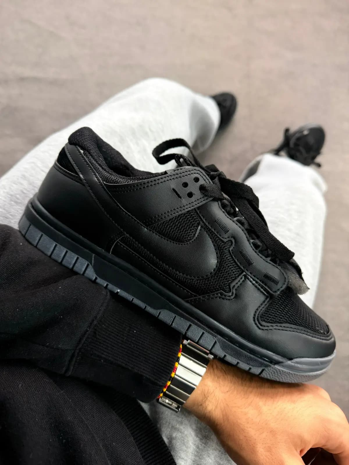 Nike Dunk Low Jumbo Reverse Preto Luxo