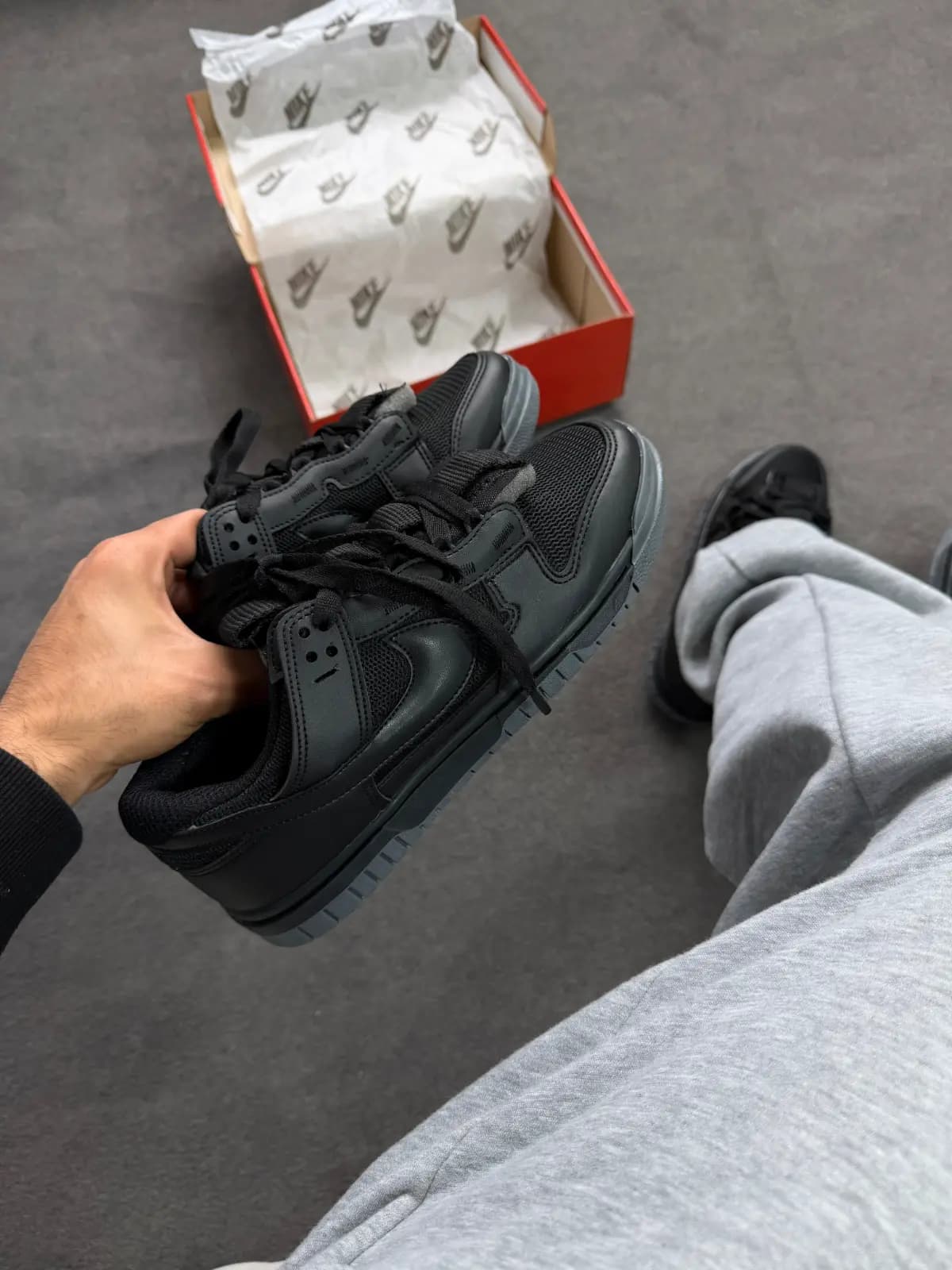 Nike Dunk Low Jumbo Reverse Preto Luxo