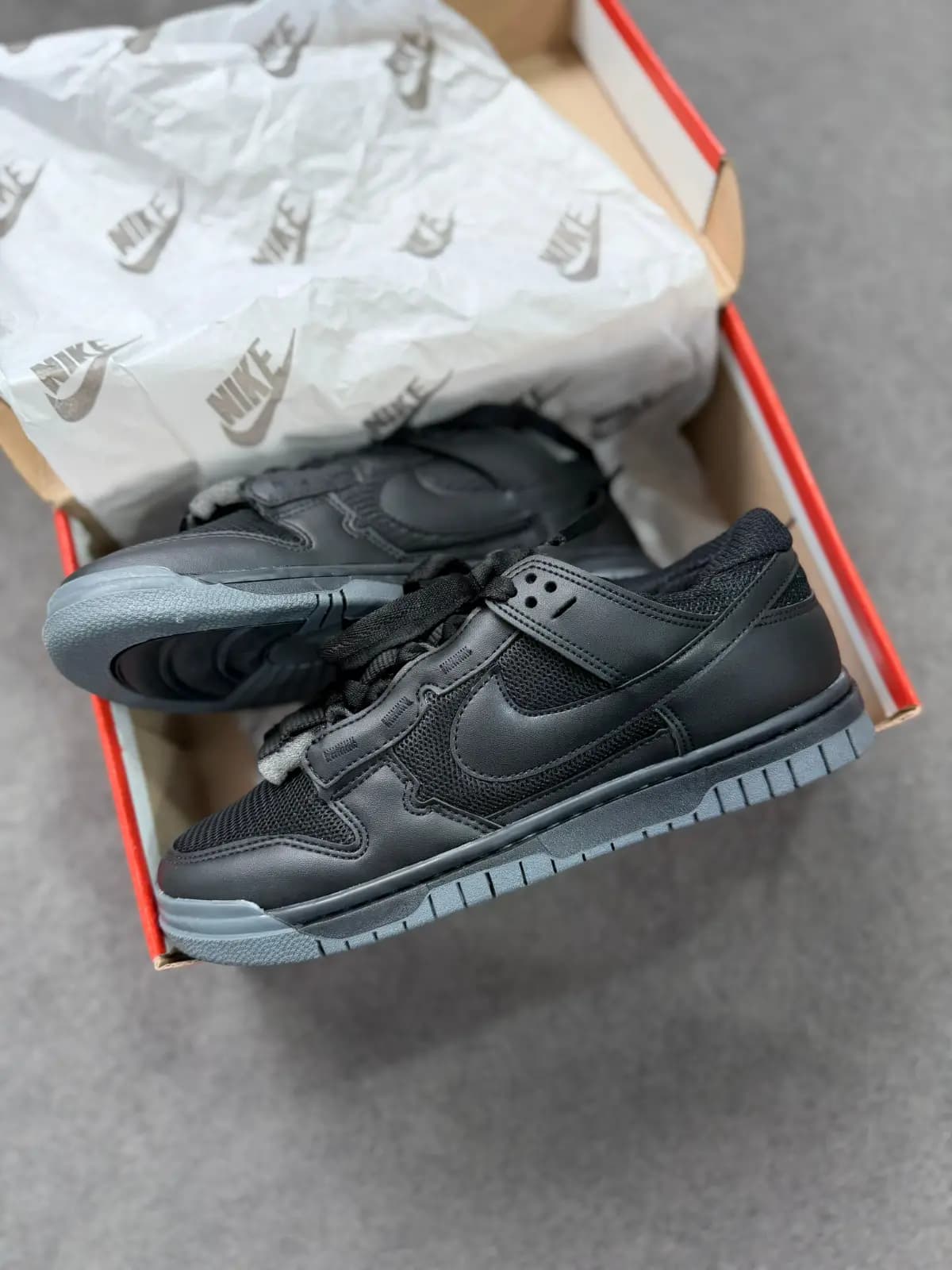 Nike Dunk Low Jumbo Reverse Preto Luxo