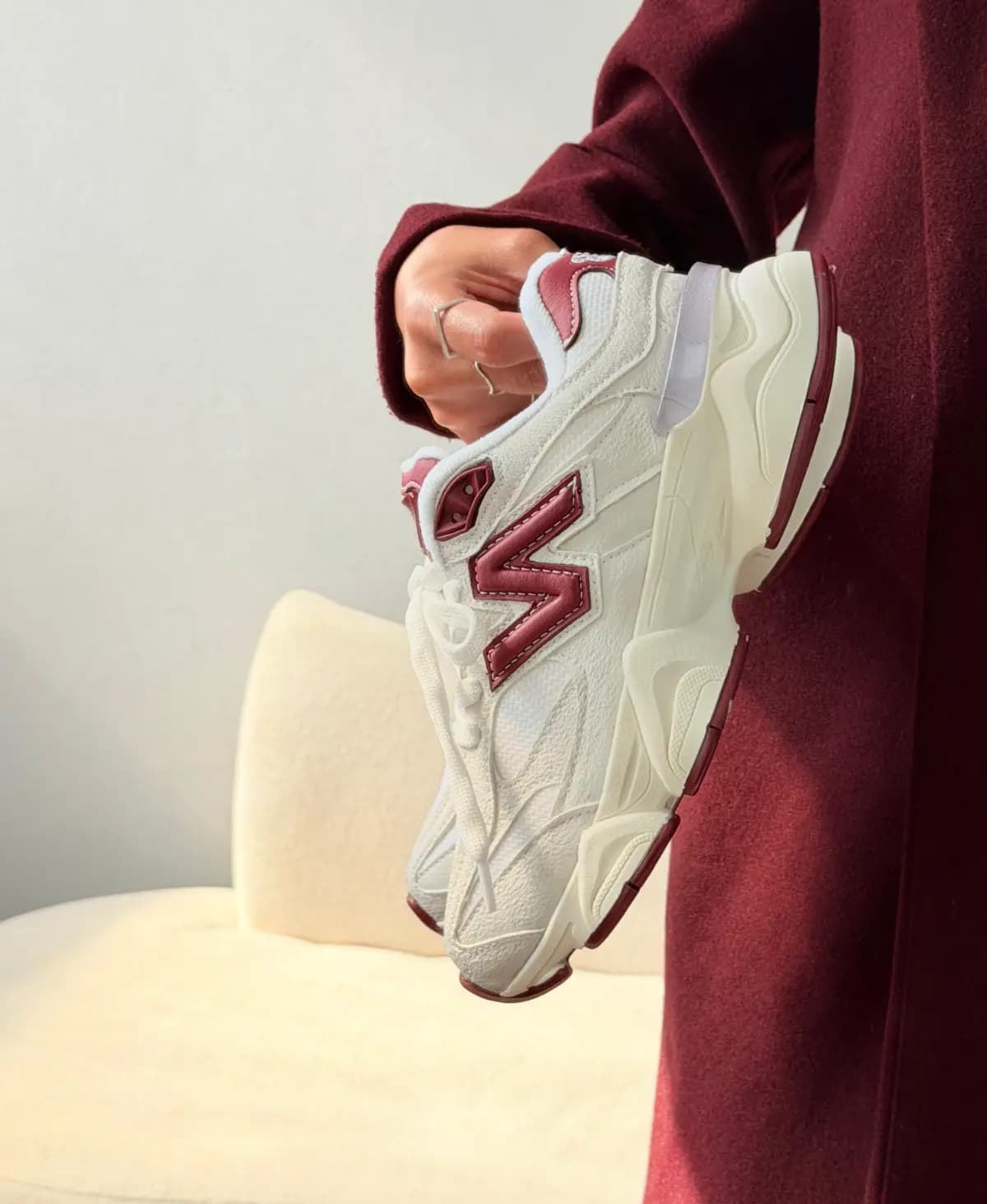 New Balance 9060 Bordô Luxo