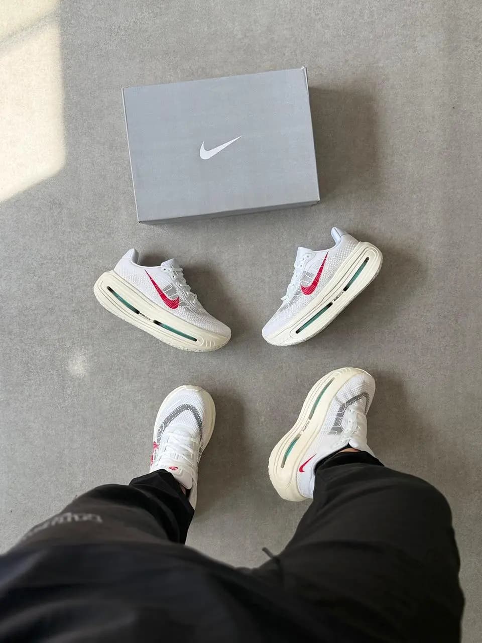 Nike Vomero Branco Vermelho Premium Vietnã
