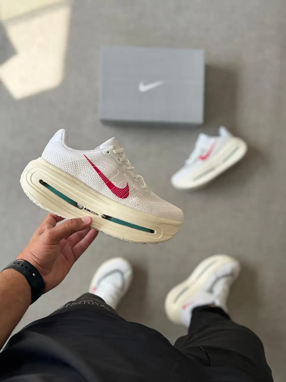 Nike Vomero Branco Vermelho Premium Vietnã