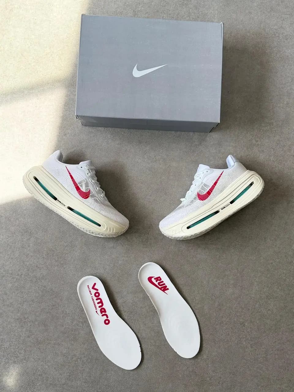 Nike Vomero Branco Vermelho Premium Vietnã