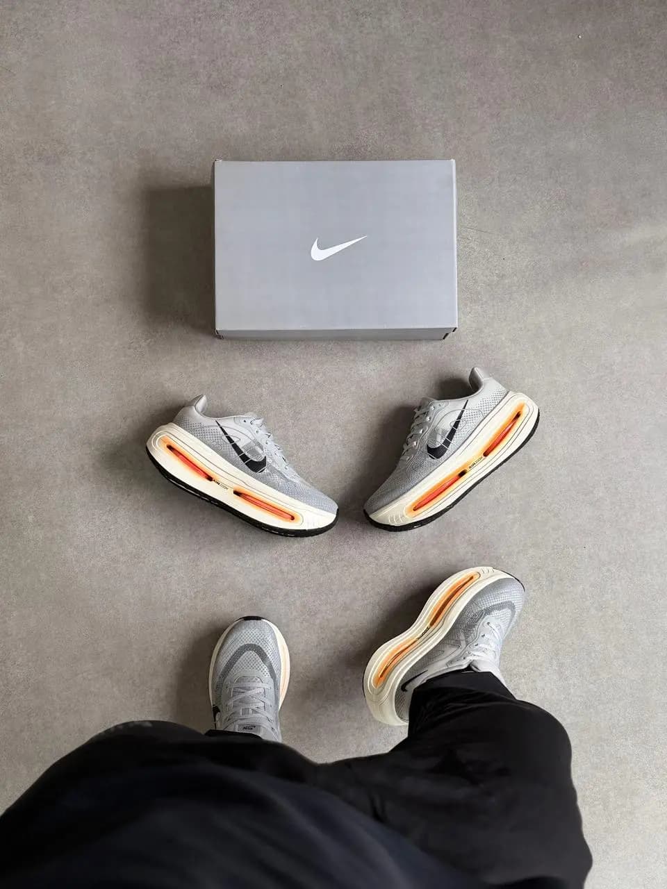 Nike Vomero Grafite Laranja Premium Vietnã