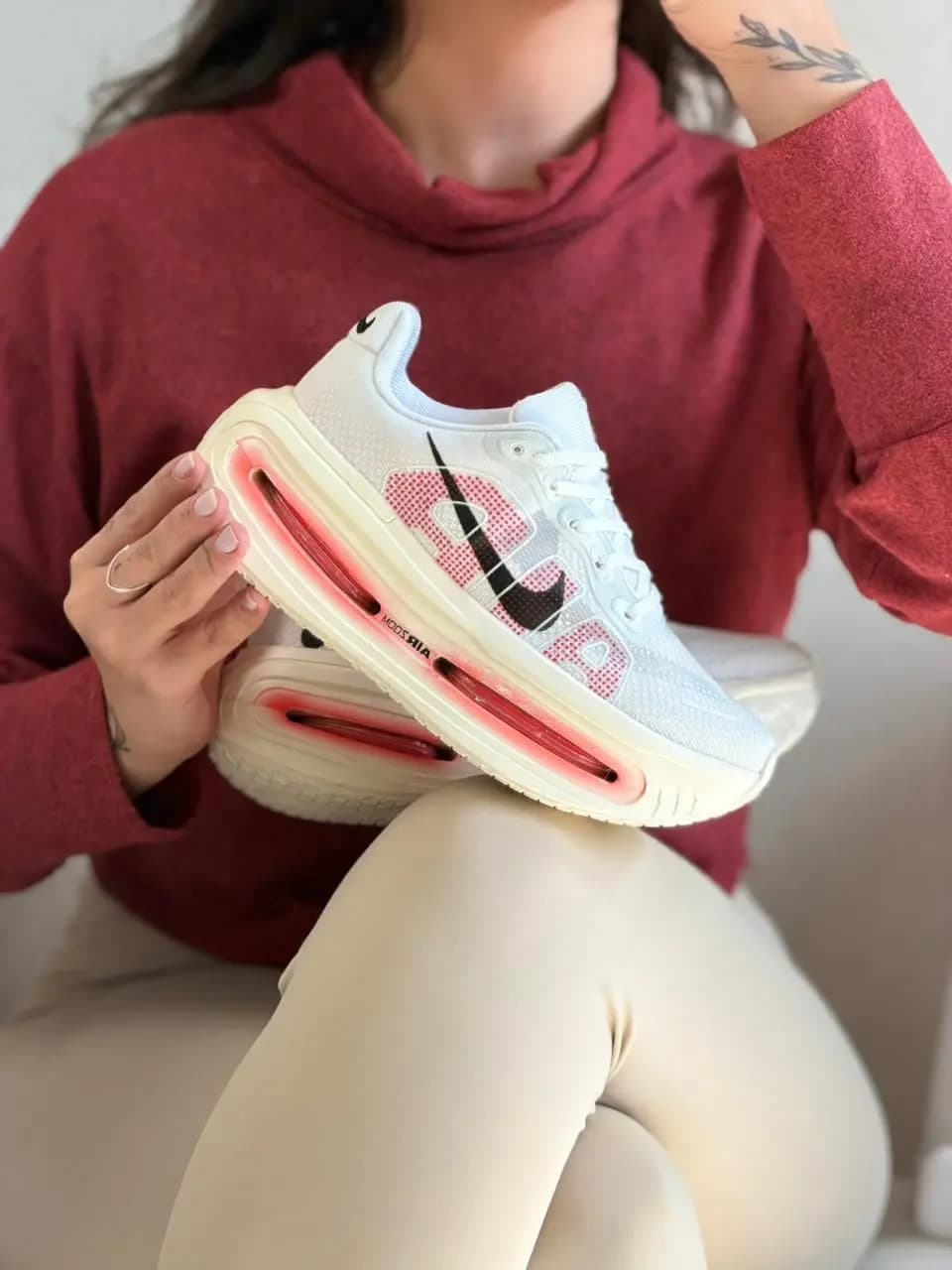 Nike Vomero Branco Rosa Premium Vietnã