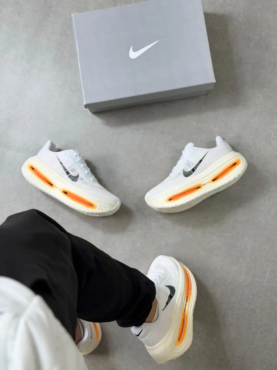 Nike Vomero Branco Laranja Premium Vietnã