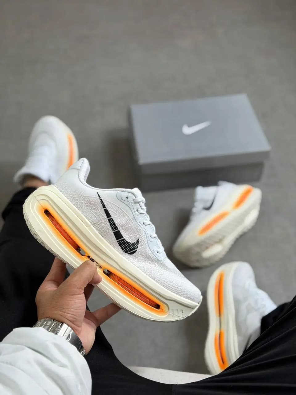 Nike Vomero Branco Laranja Premium Vietnã
