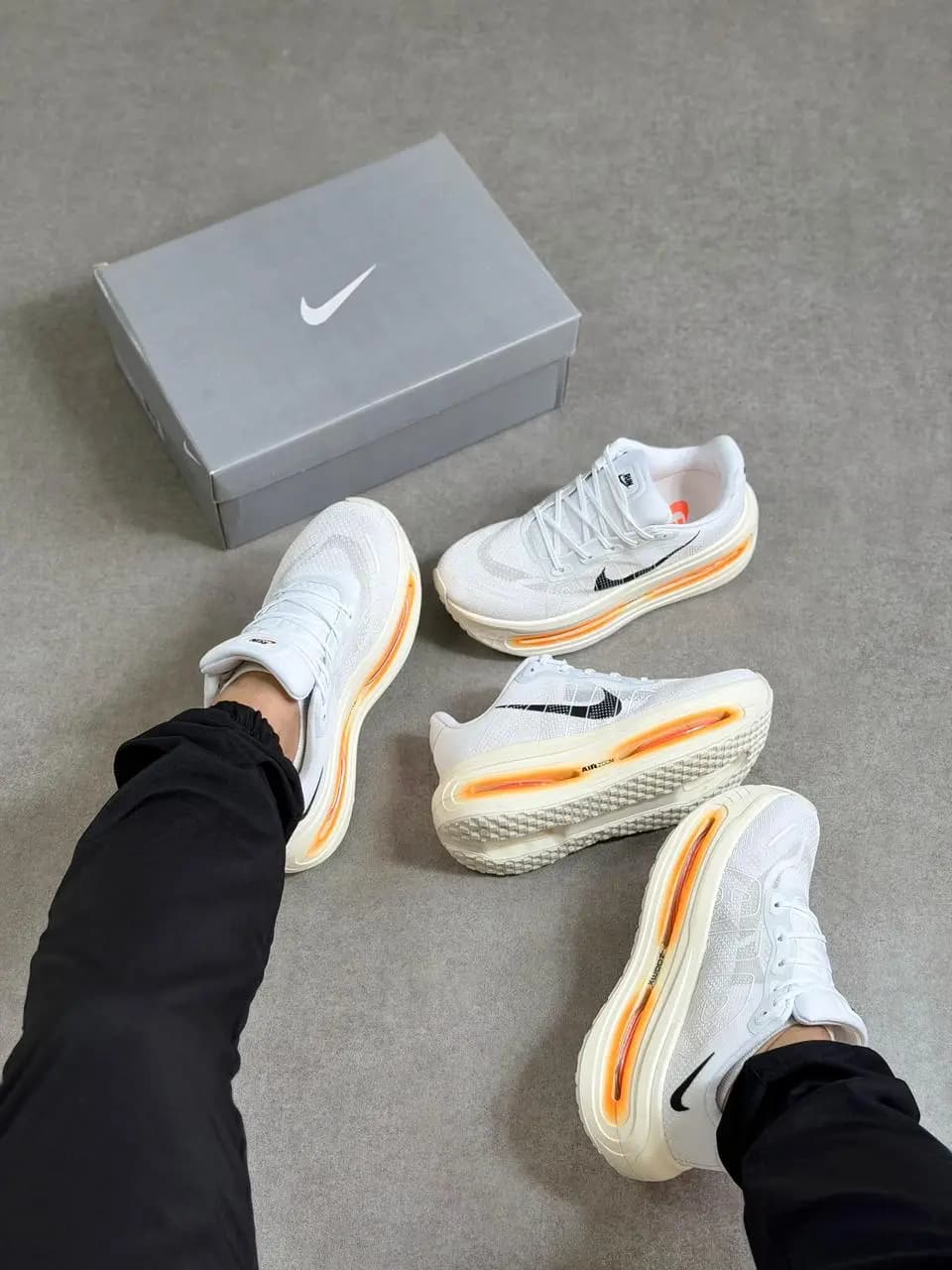 Nike Vomero Branco Laranja Premium Vietnã