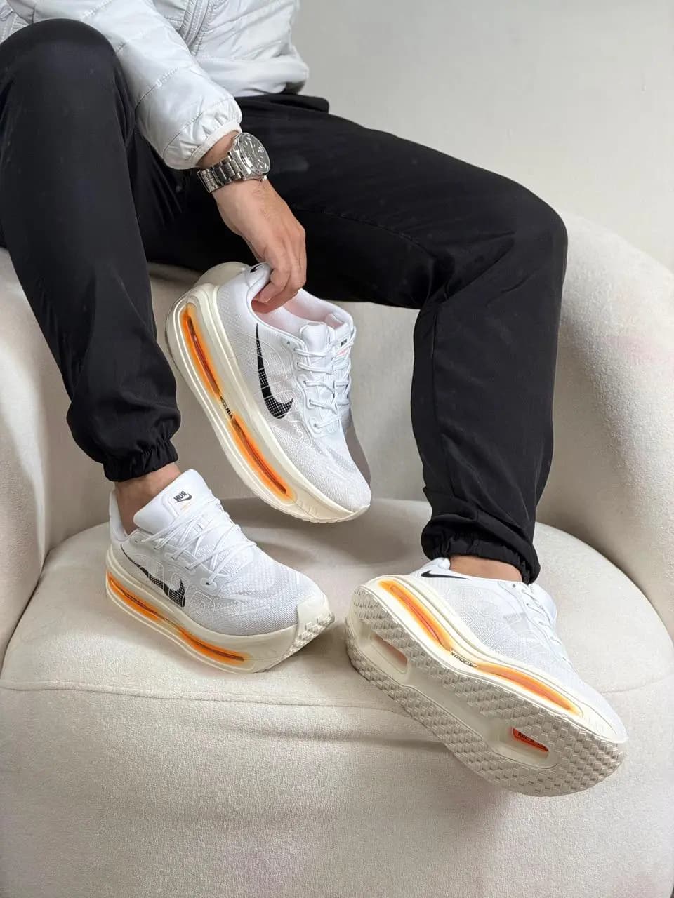 Nike Vomero Branco Laranja Premium Vietnã