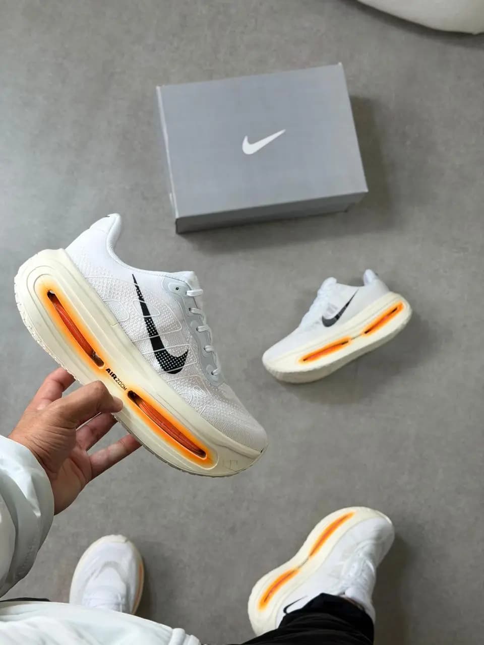 Nike Vomero Branco Laranja Premium Vietnã