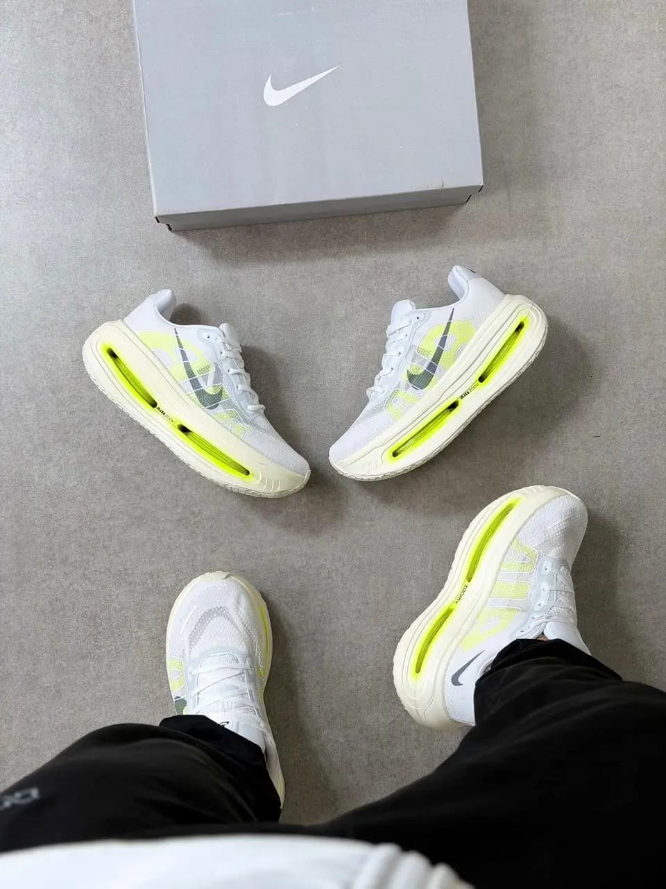 Nike Vomero Branco Limão Premium Vietnã