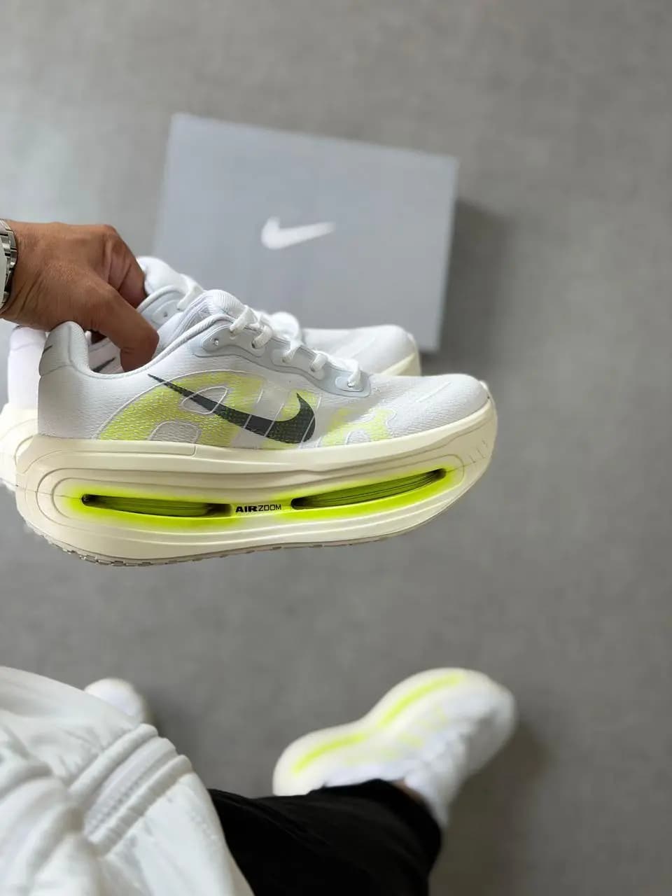 Nike Vomero Branco Limão Premium Vietnã