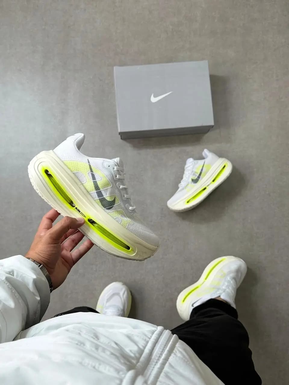 Nike Vomero Branco Limão Premium Vietnã