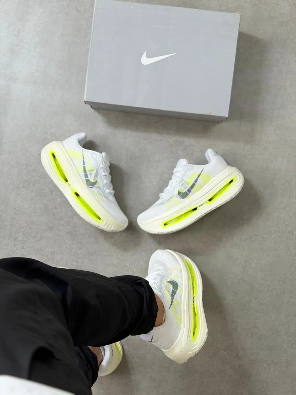 Nike Vomero Branco Limão Premium Vietnã