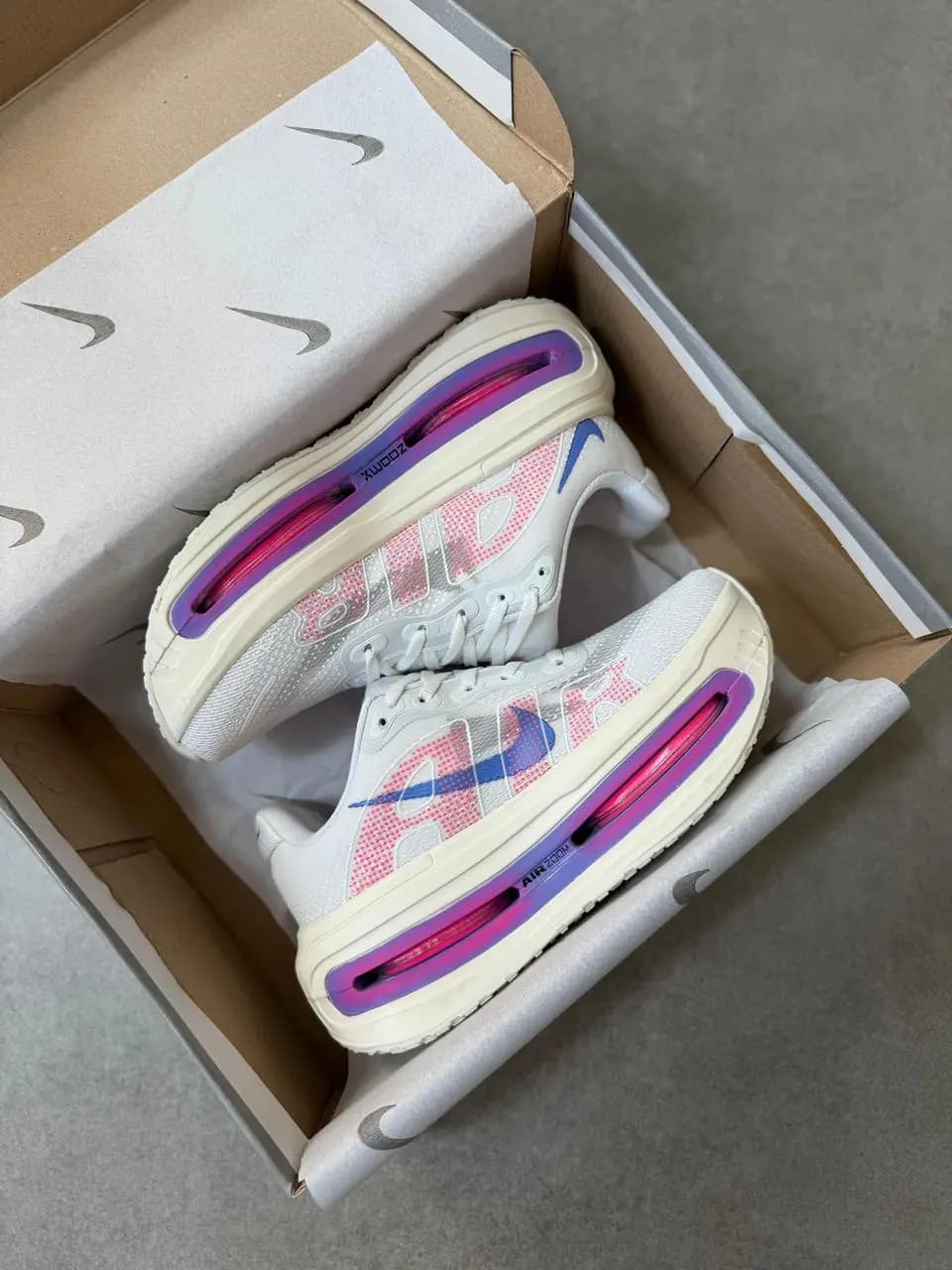 Nike Vomero Branco Lílas Rosa Premium Vietnã