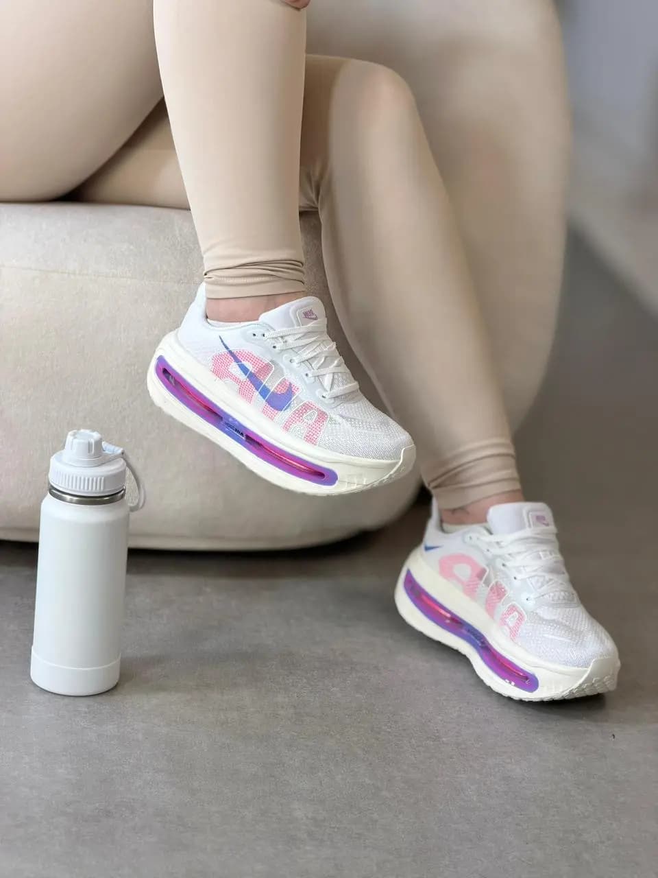 Nike Vomero Branco Lílas Rosa Premium Vietnã